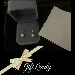 Pearl Sterling Silver Earrings/Gold Pearl Earrings